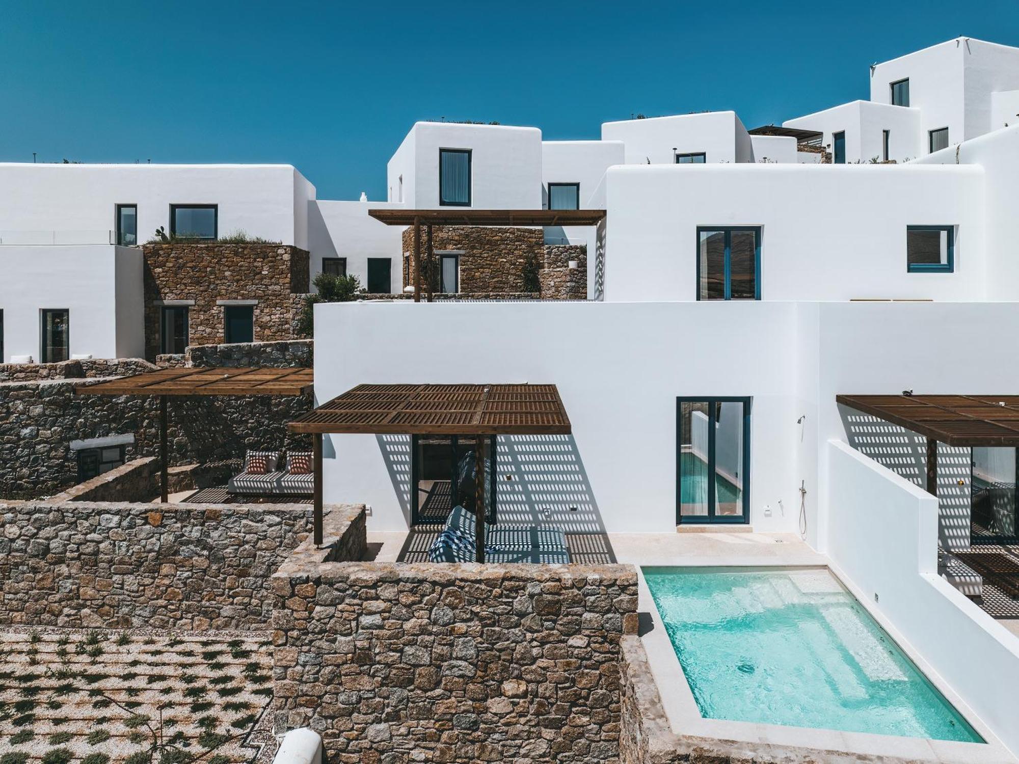 Cali Mykonos Hotel คาลาฟาติส ภายนอก รูปภาพ