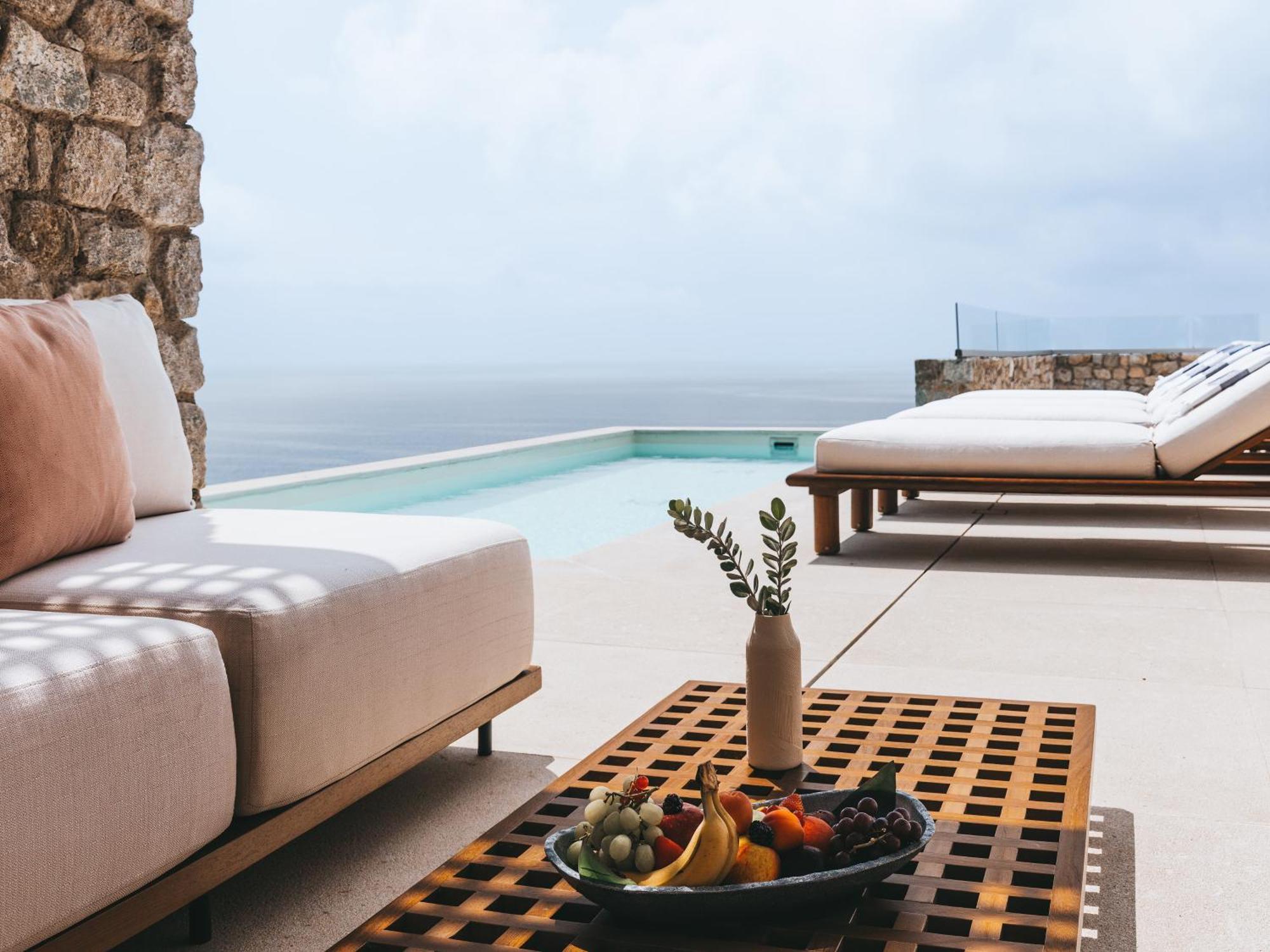 Cali Mykonos Hotel คาลาฟาติส ภายนอก รูปภาพ