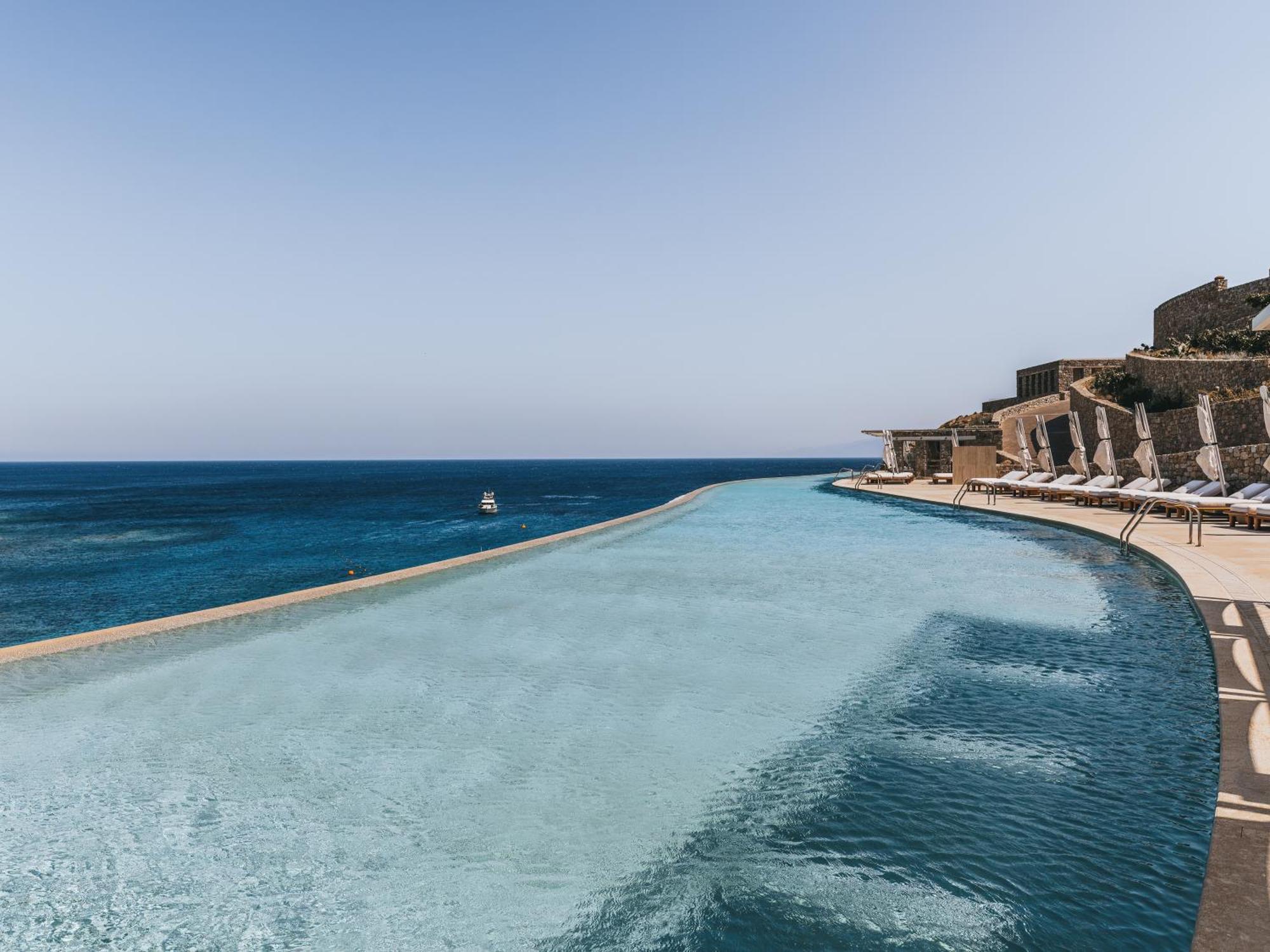 Cali Mykonos Hotel คาลาฟาติส ภายนอก รูปภาพ
