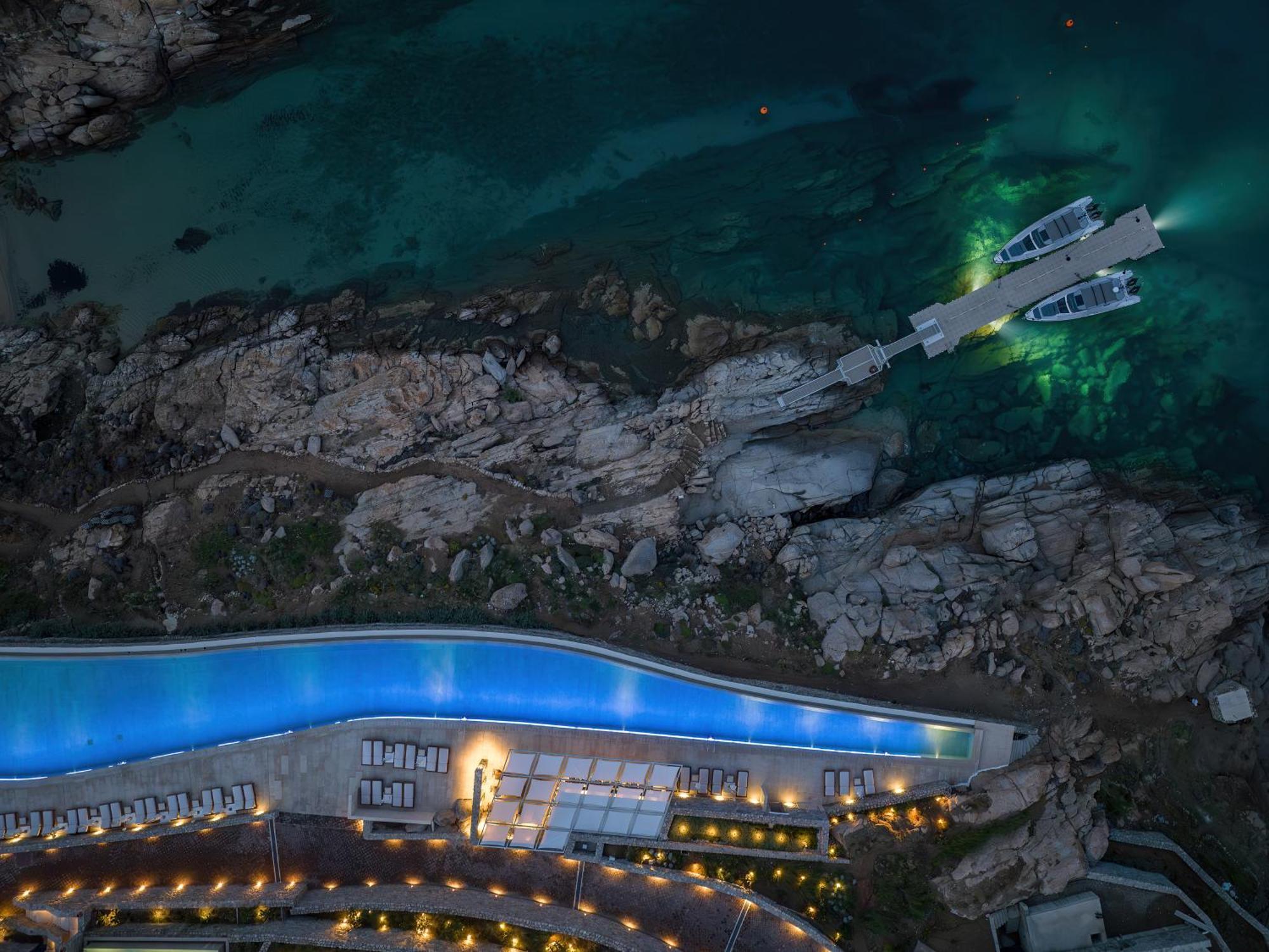 Cali Mykonos Hotel คาลาฟาติส ภายนอก รูปภาพ