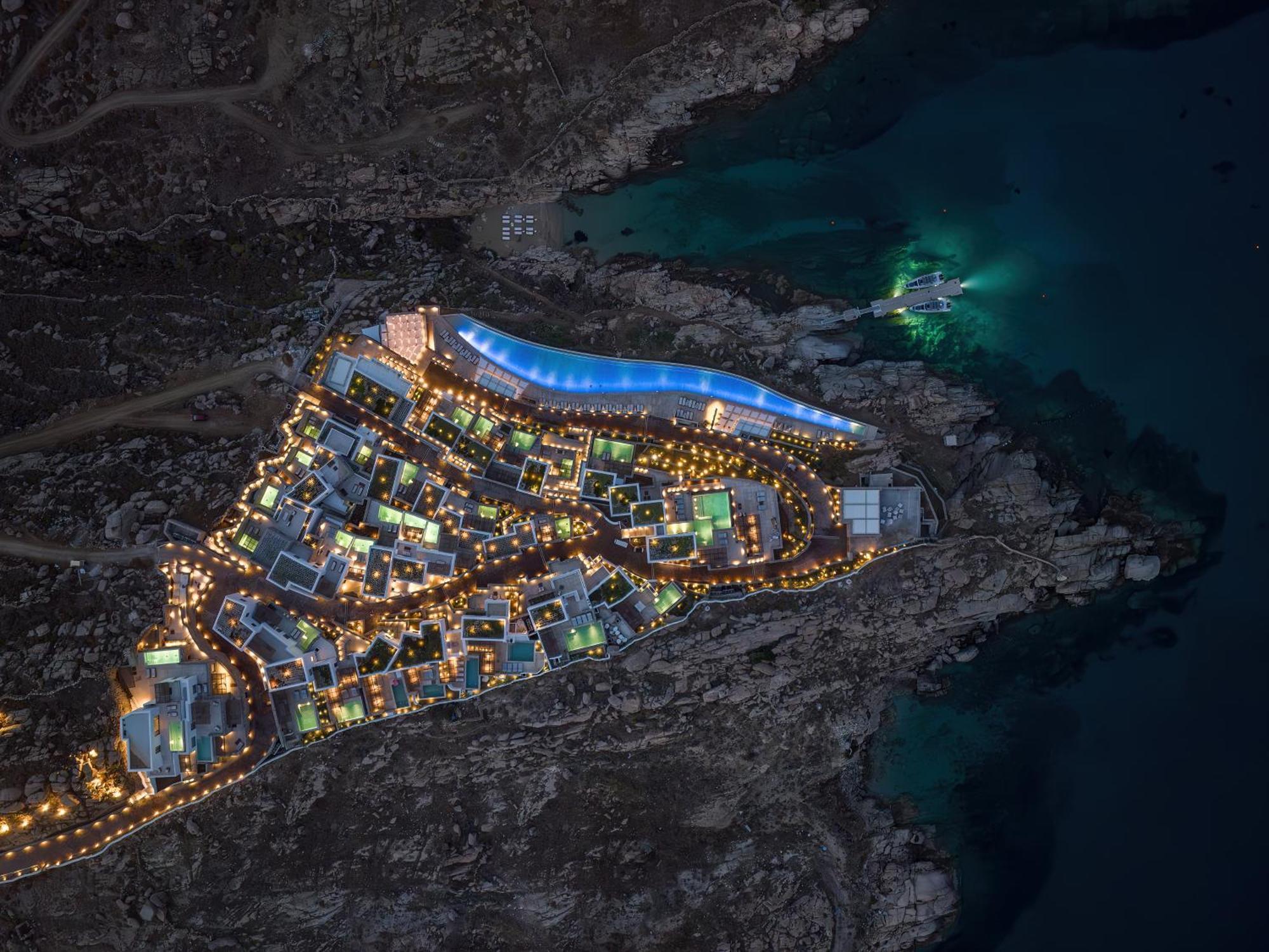 Cali Mykonos Hotel คาลาฟาติส ภายนอก รูปภาพ