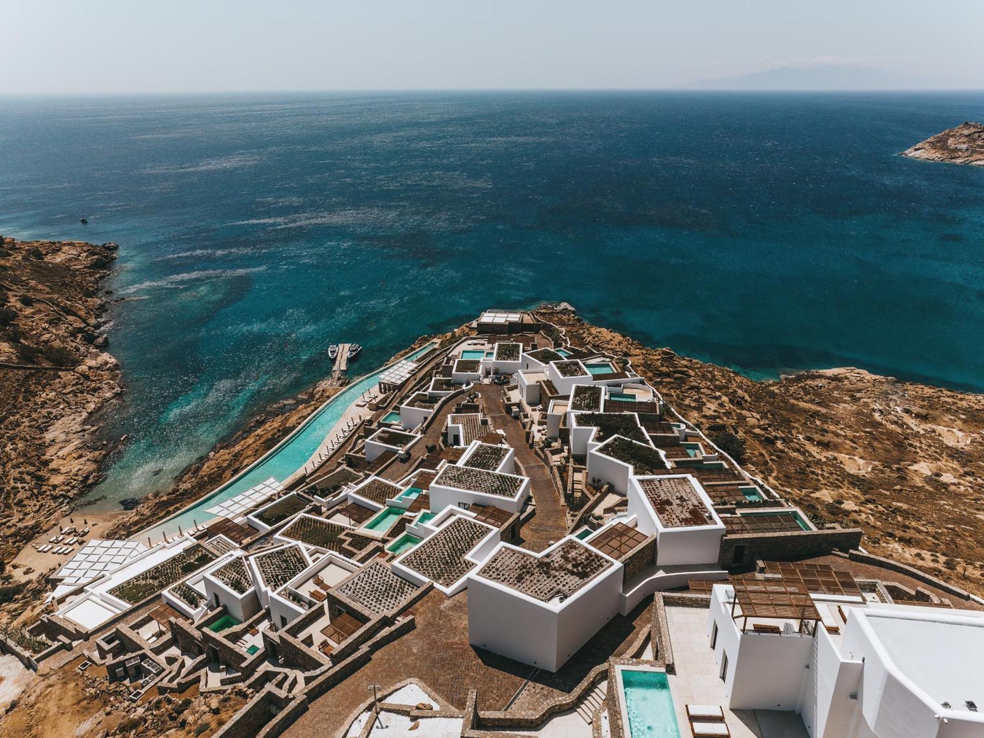 Cali Mykonos Hotel คาลาฟาติส ภายนอก รูปภาพ