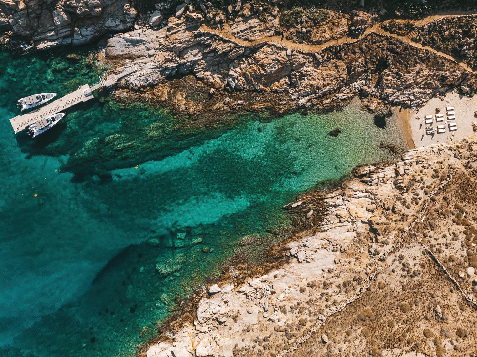 Cali Mykonos Hotel คาลาฟาติส ภายนอก รูปภาพ