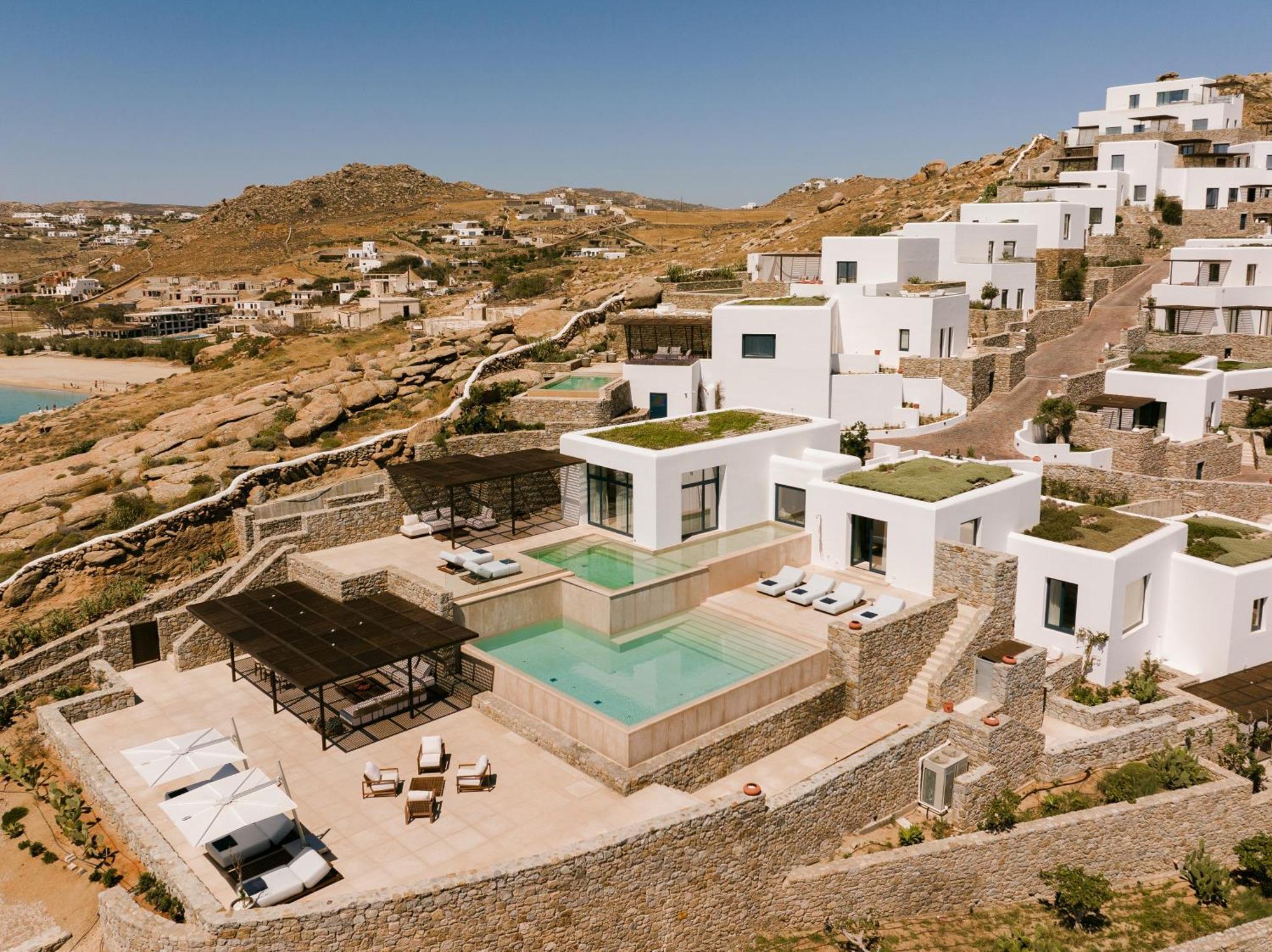 Cali Mykonos Hotel คาลาฟาติส ภายนอก รูปภาพ