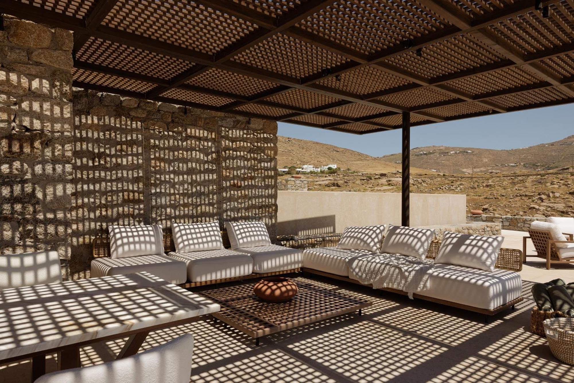 Cali Mykonos Hotel คาลาฟาติส ภายนอก รูปภาพ