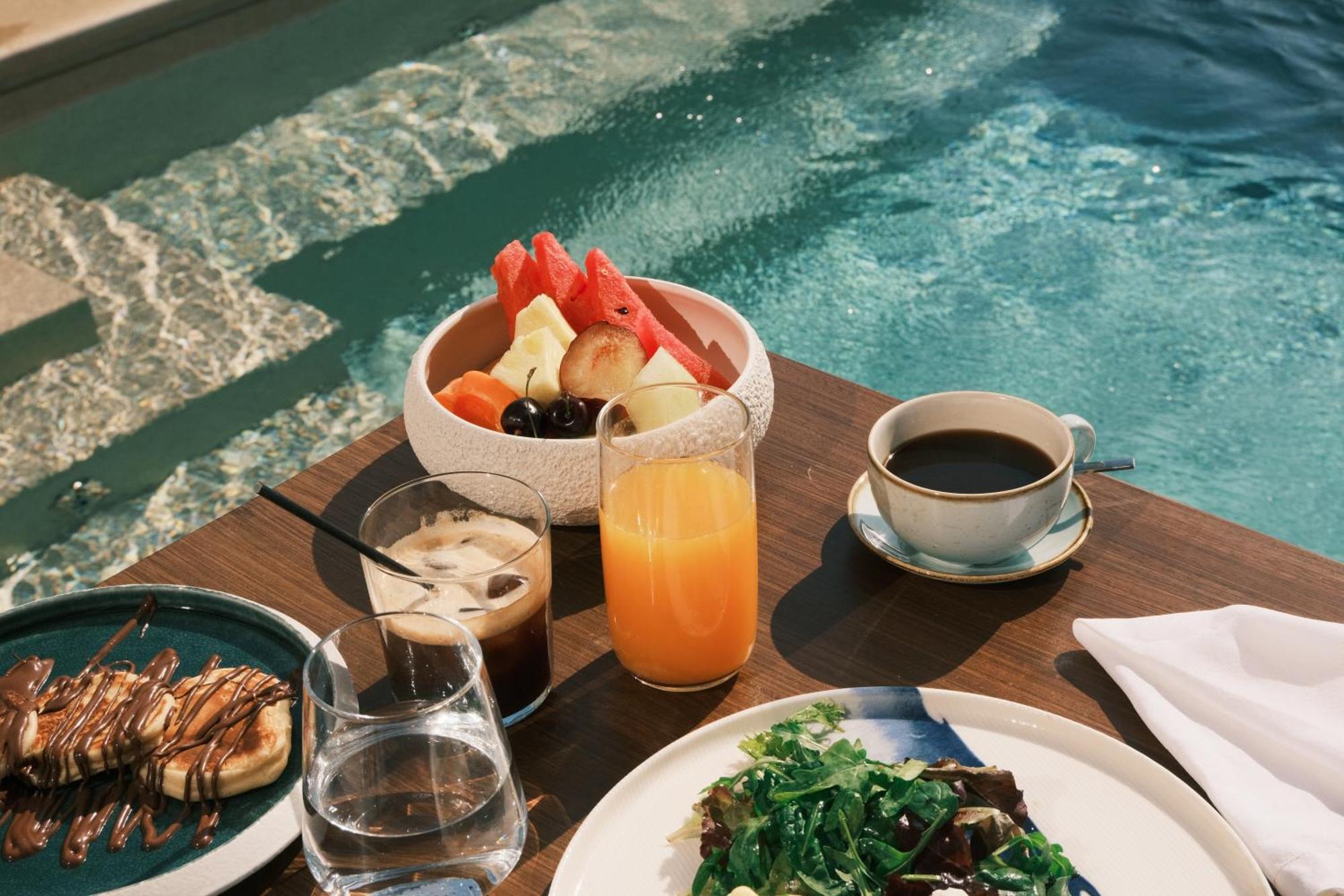 Cali Mykonos Hotel คาลาฟาติส ภายนอก รูปภาพ